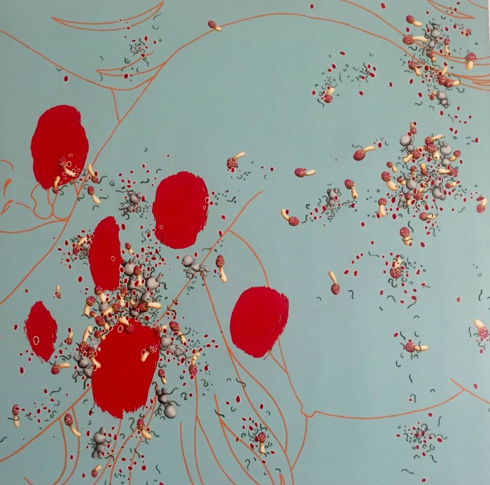 Susannah Bettag - acrylic painting on canvas - in my collection of art by female artists