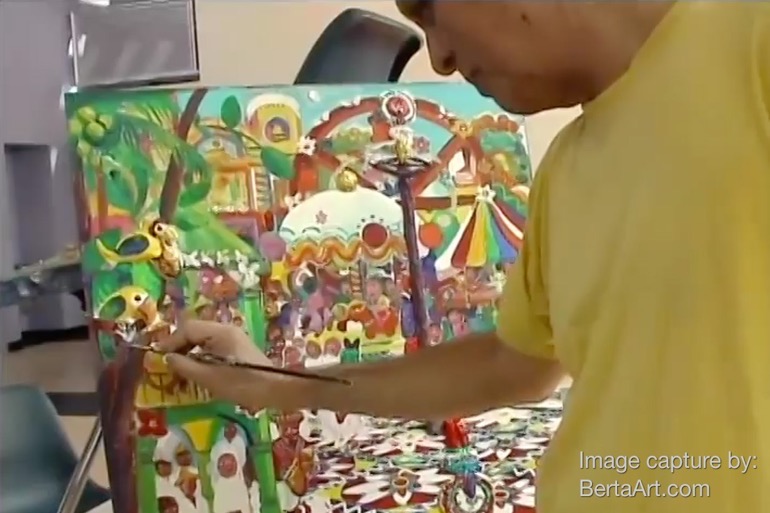 Lamp Community Art Therapy Skid Row Artists Homeless LA Artist at Work