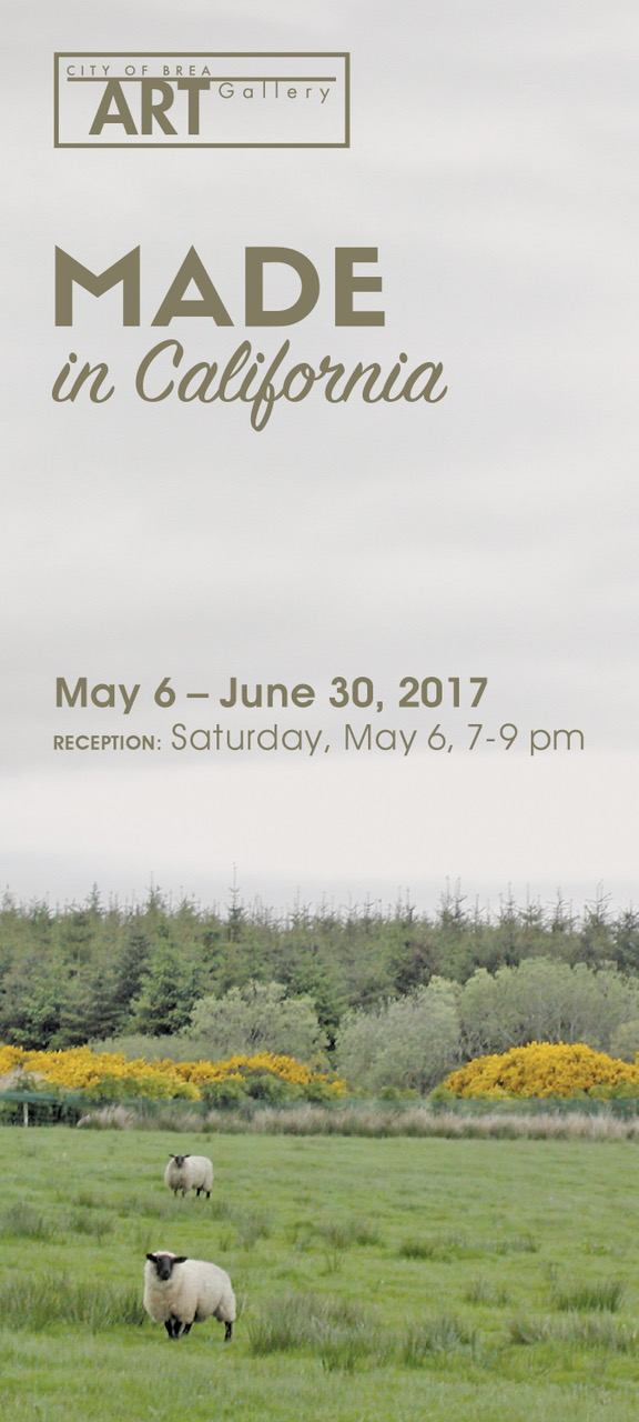 City of Brea Art Gallery 32nd Annual Made in California Juried Exhibition May 6th featuring artwork by Clara Berta