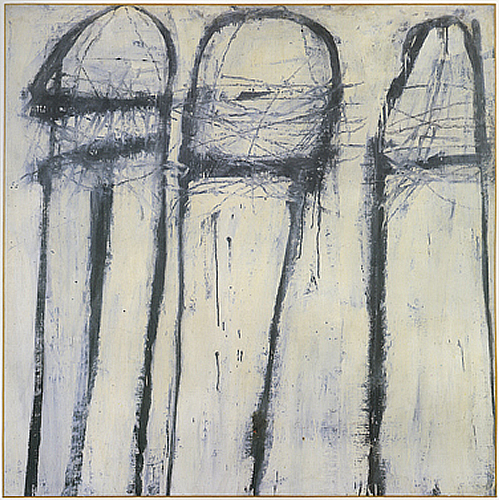 Cy Twombly Untitled painting at The Broad
