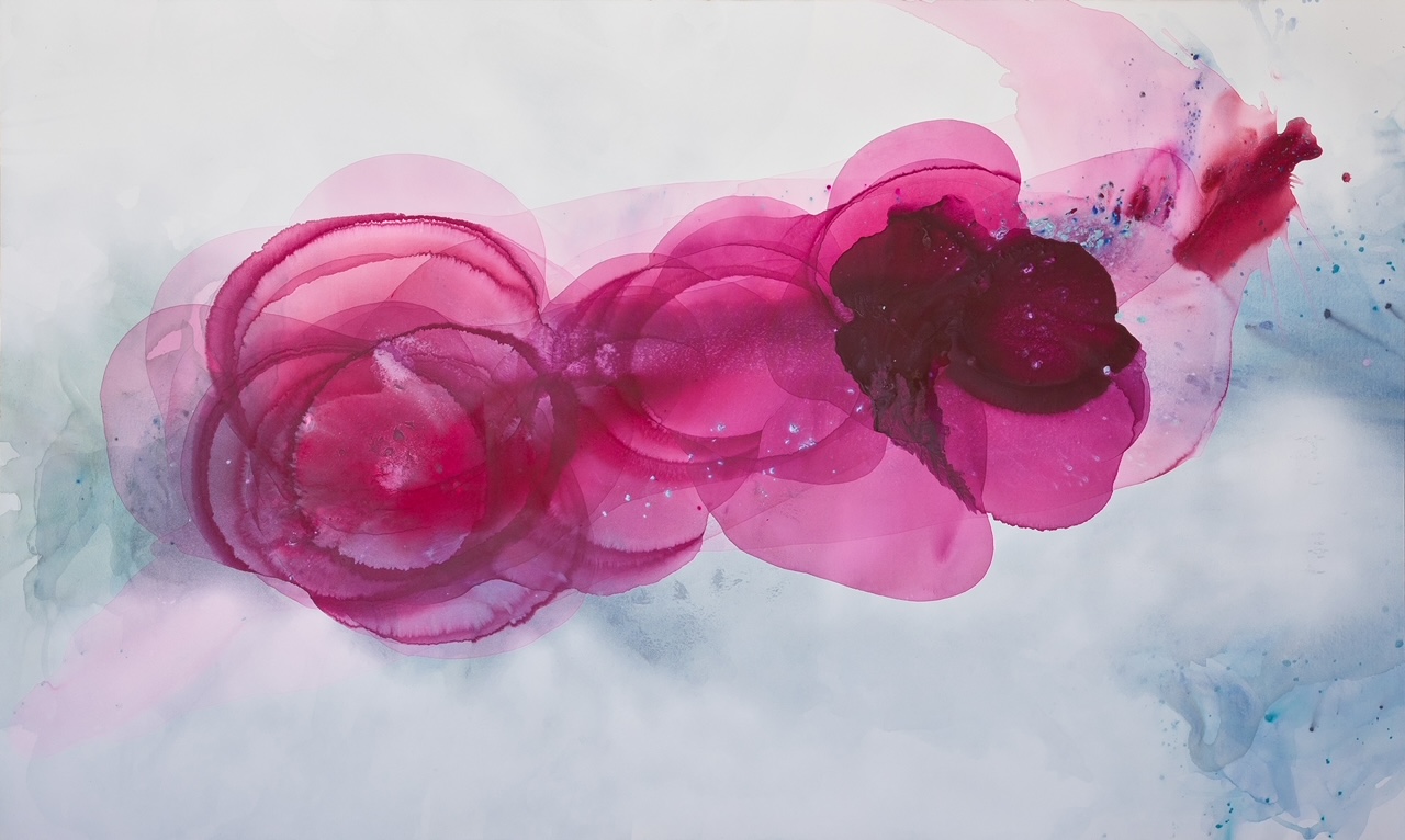 A large vertical 55x92-inch mixed-media abstract painting titled Circle of Life. The artwork features rich, layered textures on canvas with sweeping circular motions, organic textures, and a balanced contemporary color palette.
