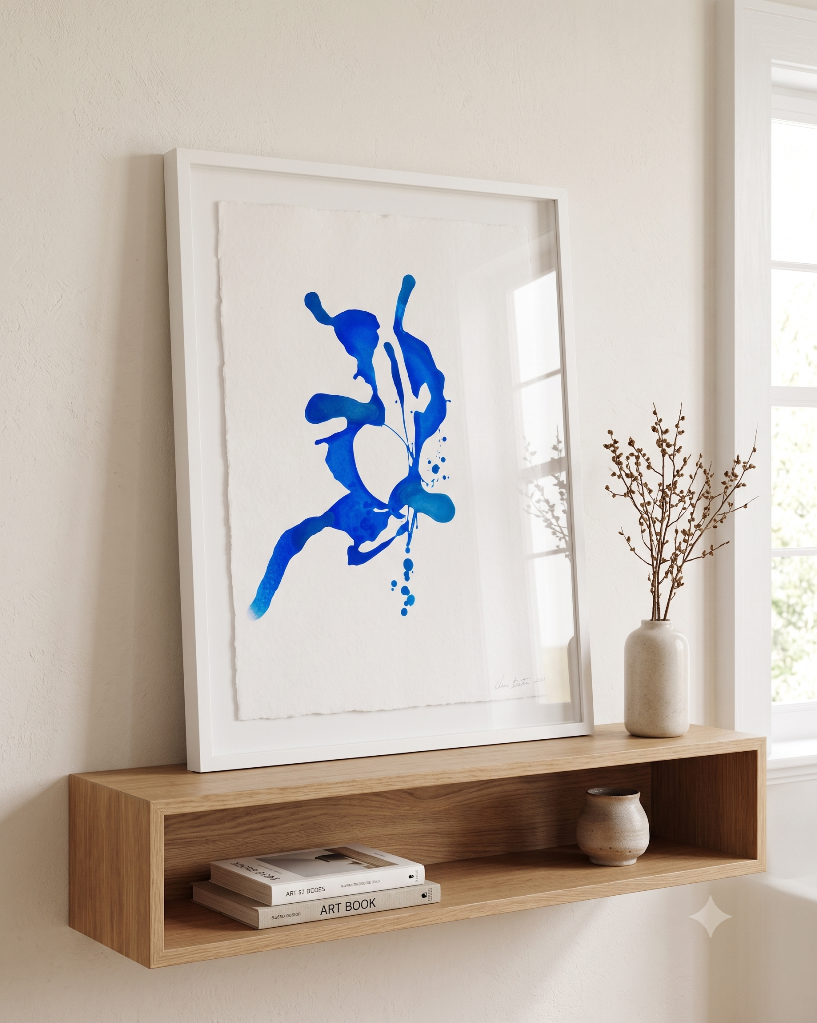 Clara Berta's framed